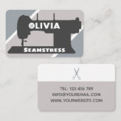 Olivia Seamstress Carte de visite (Devant / Derrière)