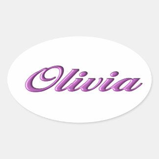 Olivia sticker naam