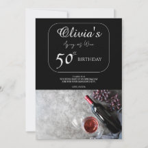 Olivia's 50e verjaardag Dankkaart