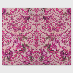 Olivia's Damask Glossy Cadeaupapier