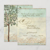 Olivier de Toscane avec Tourbillon - Réponse RSVP  (Devant / Derrière)