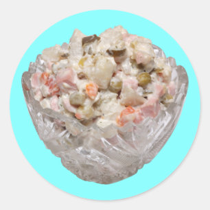Olivier Salad Ronde Sticker