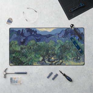 Oliviers avec Alpilles par Vincent van Gogh