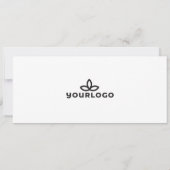 Oliviers de Hanoukka Menorah | Carte de logo de la (Dos)