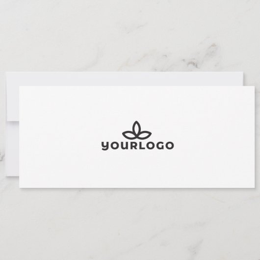 Oliviers de Hanoukka Menorah | Carte de logo de la (Dos)