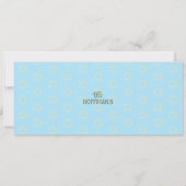 Oliviers de Hanoukka Menorah | Carte de voeux de g (Dos)