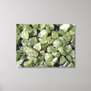 Olivijn van Peridot Canvas Afdruk