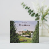Oliy Majlis parlement van Oezbekistan Briefkaart (Staand voorkant)