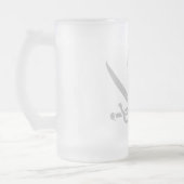 Ølkrus, grå matglas bierpul (Links)