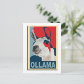 Ollama Obama - Postcard Briefkaart (Staand voorkant)