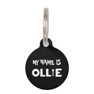 Ollie Cat Pet ID Tag Huisdierpenning