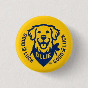 Ollie de gelukkige hond Button Pin