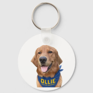 Ollie de gelukkige hond Foto Sleutelhanger