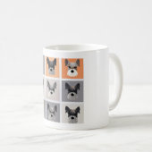 Ollie la Mug du mini Schnauzer (Devant droit)