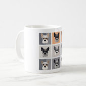 Ollie la Mug du mini Schnauzer (Devant gauche)