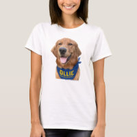 Ollie la T-shirt Femme de Chien chanceux