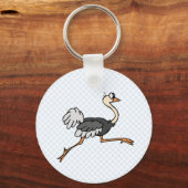 Ollie Ostrich Sleutelhanger (Voorkant)