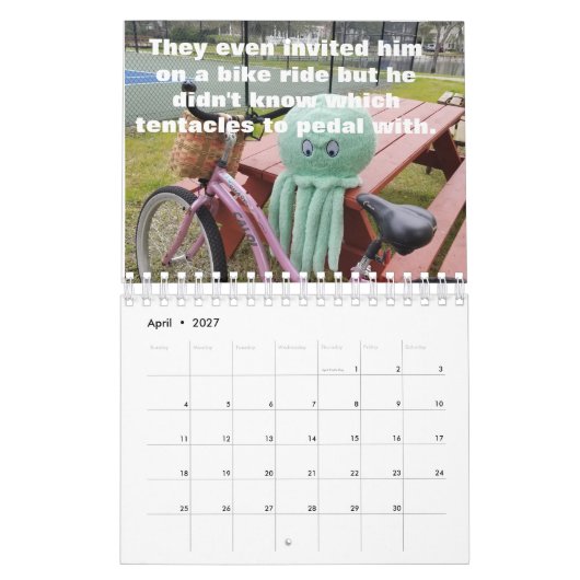 Ollie the Octopus Kalender (Apr 2027)