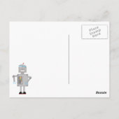 Ollie The Robot Briefkaart (Achterkant)