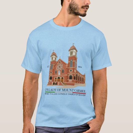 OLMC-Mannen T-Shirt Light Blue (Voorkant)