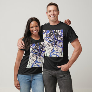 Olmec Head Abstract Jeff Hankamer Artjunkhaus Art T-shirt