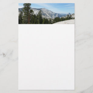 Olmsted Point II van het Nationaal Park Yosemite Briefpapier