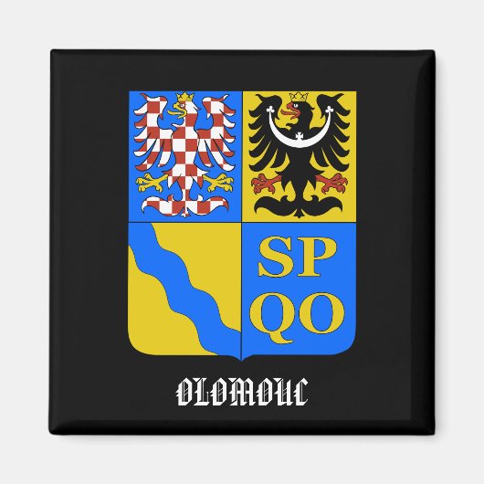 Olomouc République tchèque Aimant de cuisine (Devant)