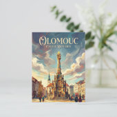 Olomouc Tsjechië Briefkaart (Staand voorkant)