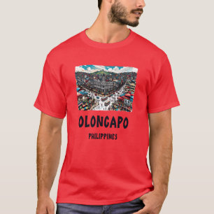 Olongapo Stad Filippijnen Zuidoost-Azië retro T-shirt