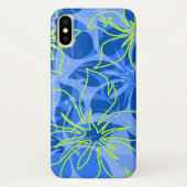 Olowalu Hibiscus Hawaiian Camo Blue Case-Mate iPhone Case (Achterkant)