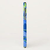 Olowalu Hibiscus Hawaiian Camo Blue Case-Mate iPhone Case (Achterkant/links)