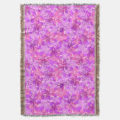 Olowalu Hibiscus Hawaiian Camo Throw Blankets Deken (Voorkant Verticaal)
