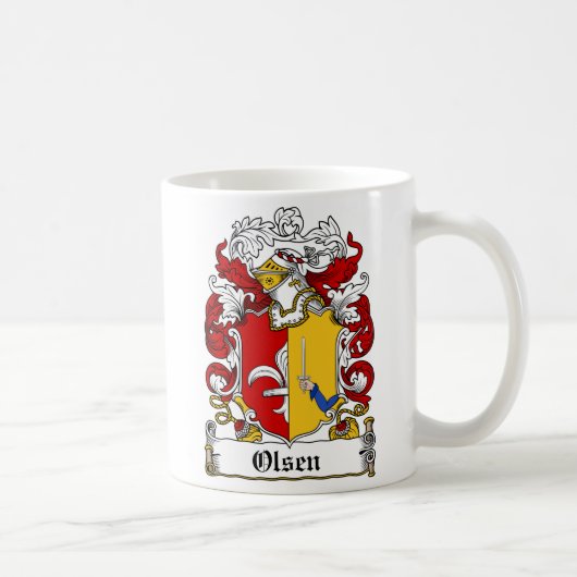 Olsen Family Crest Koffiemok (Rechts)