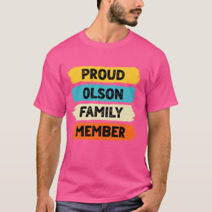 Olson Achternaam Trots Familielid Olson T-shirt