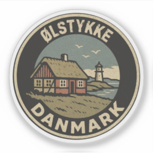 Ølstykke, Denemarken Danmark Sticker