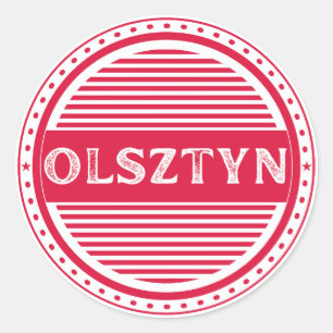 Olsztyn City Pride Embleem – Poolse identiteit Ronde Sticker