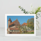 Olsztyn Middeleeuws Gotisch Kasteel III - Uitnodig Kaart (Staand voorkant)