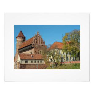 Olsztyn middeleeuws kasteel III - Foto Afdruk