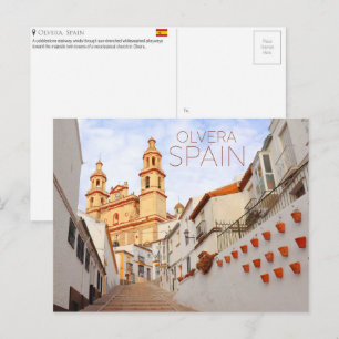 Olvera, Spanje Reisansichtkaart Briefkaart