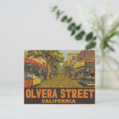 Olvera Street California Briefkaart (Staand voorkant)