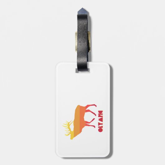 OlympElk Bagagelabel (Achterkant verticaal)