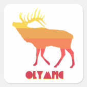 OlympElk Vierkante Sticker (Voorkant)