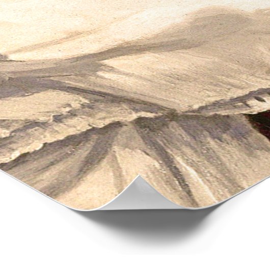 Olympia door Edouard Manet Poster (Hoek)