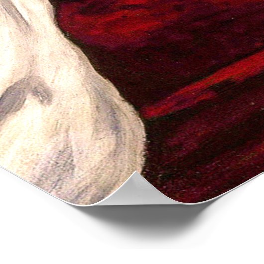 Olympia door Edouard Manet Poster (Hoek)