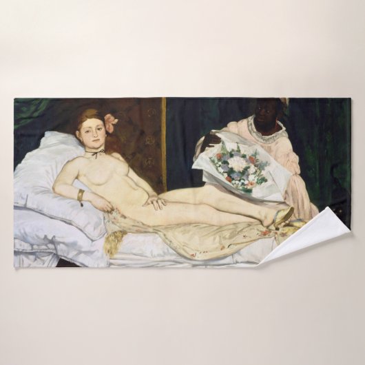 Olympia, Edouard Manet, 1863 (Serviette de bain)