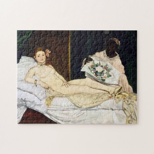 Olympia, Edouard Manet, 1863 Legpuzzel (Horizontaal)