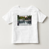 Olympia Park Uitzicht van de Pond, Rowboot Scene Kinder Shirts (Voorkant)