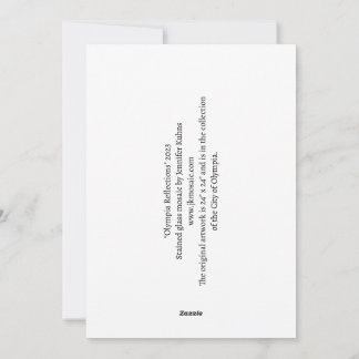 Olympia Reflecties Mozaïek Feestdagenkaart