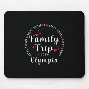 Olympia Stad Vakantie Familie Matching Mannen Vrou Muismat