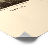 Olympia, WA Panoramic Map - 1879 Poster (Hoek)